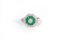 Art Deco Style Emerald and Diamond Ring 1