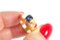 18 Karat Gold and Sapphire Bangle Ring 3
