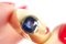 18 Karat Gold and Sapphire Bangle Ring 2