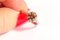 Anillo vintage de diamantes marrones, Imagen 3