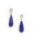 Lapis Lazuli Drop Earrings, Set of 2 1