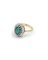 18 Karat Gold and Emerald Cluster Ring 3