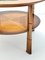 Runder Couchtisch aus Nussholz & Kristallglas, Paolo Buffa zugeschrieben, Italien, 1940er 10