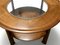 Table Basse Ronde en Noyer et Cristal attribuée à Paolo Buffa, Italie, 1940s 7