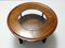 Table Basse Ronde en Noyer et Cristal attribuée à Paolo Buffa, Italie, 1940s 6