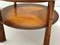 Table Basse Ronde en Noyer et Cristal attribuée à Paolo Buffa, Italie, 1940s 9