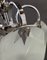 Art Deco Chrome Chandelier, 1930s 7