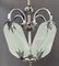 Art Deco Chrome Chandelier, 1930s 4