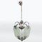 Art Deco Chrome Chandelier, 1930s 1