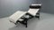 Weiße LC4 Chaiselongue aus Leder von Le Corbusier für Cassina, 1960er 4