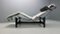 Weiße LC4 Chaiselongue aus Leder von Le Corbusier für Cassina, 1960er 3