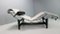 Weiße LC4 Chaiselongue aus Leder von Le Corbusier für Cassina, 1960er 19