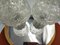Lampes de Bureau Vintage en Verre, 1960s, Set de 2 3