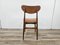 Silla escandinava de teca y escay marrón, años 70, Imagen 3