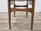 Silla escandinava de teca y escay marrón, años 70, Imagen 11