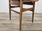 Silla escandinava de teca y escay marrón, años 70, Imagen 12