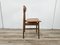 Silla escandinava de teca y escay marrón, años 70, Imagen 2