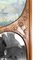 Art Nouveau Carved Walnut Trumeau Mirror, France, 1900s 12