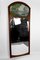 Art Nouveau Carved Walnut Trumeau Mirror, France, 1900s 2