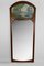 Art Nouveau Carved Walnut Trumeau Mirror, France, 1900s 1
