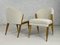 Chaise Bobo en Bois et Tissu Beige Bouclé par Henri Paris 5