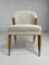 Chaise Bobo en Bois et Tissu Beige Bouclé par Henri Paris 3