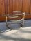 Drehbarer Vintage Messing Couchtisch im Stil von Milo Baughman, 1970er 1