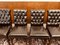 English Black Chesterfield Chairs, Set of 8 8
