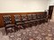 English Black Chesterfield Chairs, Set of 8 1