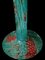 Vase en Verre Murano avec Décor Peint en Ondulations de Bottega Veneziana, 1950s 6