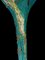 Vase en Verre Murano avec Décor Peint en Ondulations de Bottega Veneziana, 1950s 2