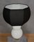 Tischlampe aus mundgeblasenem Muranoglas & Messing, 1980er 3