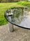 Space Age Sofatisch aus Chrom & Rauchglas, 1970er 2