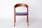 Moderner blauer Mid-Century Teak Polsterstuhl von Korup Stolefabrik Dänischer Vintage, 1960er 8