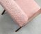 Poltrona Mid-Century modelo B - 310 Var en rosa Boucle, años 60, Imagen 2