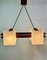 Lampe à Suspension Scandinave en Teck et Verre Acrylique, 1960s 11
