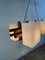 Lampe à Suspension Scandinave en Teck et Verre Acrylique, 1960s 9