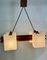 Lampe à Suspension Scandinave en Teck et Verre Acrylique, 1960s 10