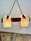 Lampe à Suspension Scandinave en Teck et Verre Acrylique, 1960s 8