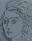 Pablo Picasso, Retrato de Jacqueline, Linograbado, 1962, Imagen 3