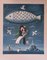 Raymond Peynet, Lovers in a Fish Balloon, Litografía original firmada, Imagen 2