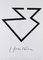 Lucio Fontana, Concetto Spaziale Nero, Original Signed Silkscreen Poster 1