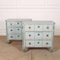 Painted Swedish Breakfront Commodes, Set of 2 2