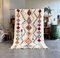 Marokkanischer Berber Azilal Teppich aus Wolle mit geometrischen Mustern, 1990er 2