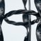 Art Deco Floor Lamp in Wrought Iron and Glass, Image 5