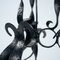 Art Deco Floor Lamp in Wrought Iron and Glass, Image 12