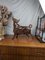 Braune Vintage Art Deco Stier Skulptur aus Keramik & Steingut Zoomorph, 1980er 9