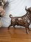 Braune Vintage Art Deco Stier Skulptur aus Keramik & Steingut Zoomorph, 1980er 2