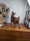 Braune Vintage Art Deco Stier Skulptur aus Keramik & Steingut Zoomorph, 1980er 4