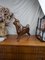 Braune Vintage Art Deco Stier Skulptur aus Keramik & Steingut Zoomorph, 1980er 7